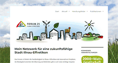 Desktop Screenshot of forum21.ch
